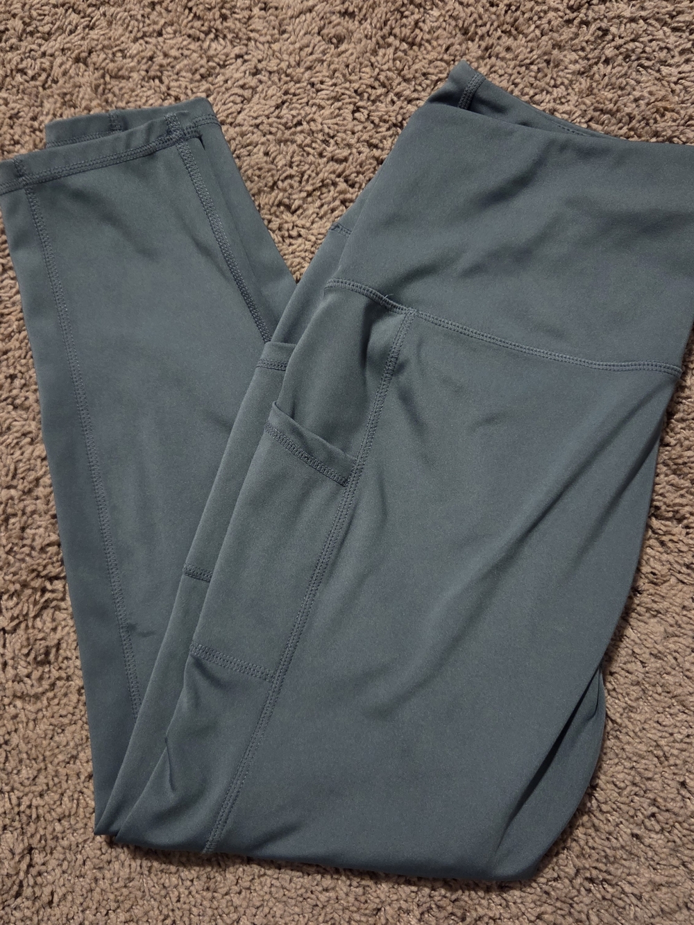 LegEnd Active High-Rise Leggings — With Pockets Ankle Stretch Yoga Size Large